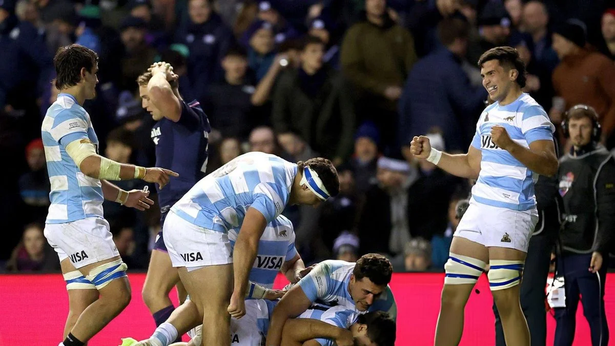Remontada histórica de Los Pumas ante Escocia