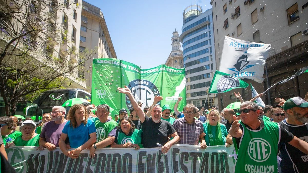 ATE llamó a un paro para acompañar a Cristina Kirchner a Comodoro Py