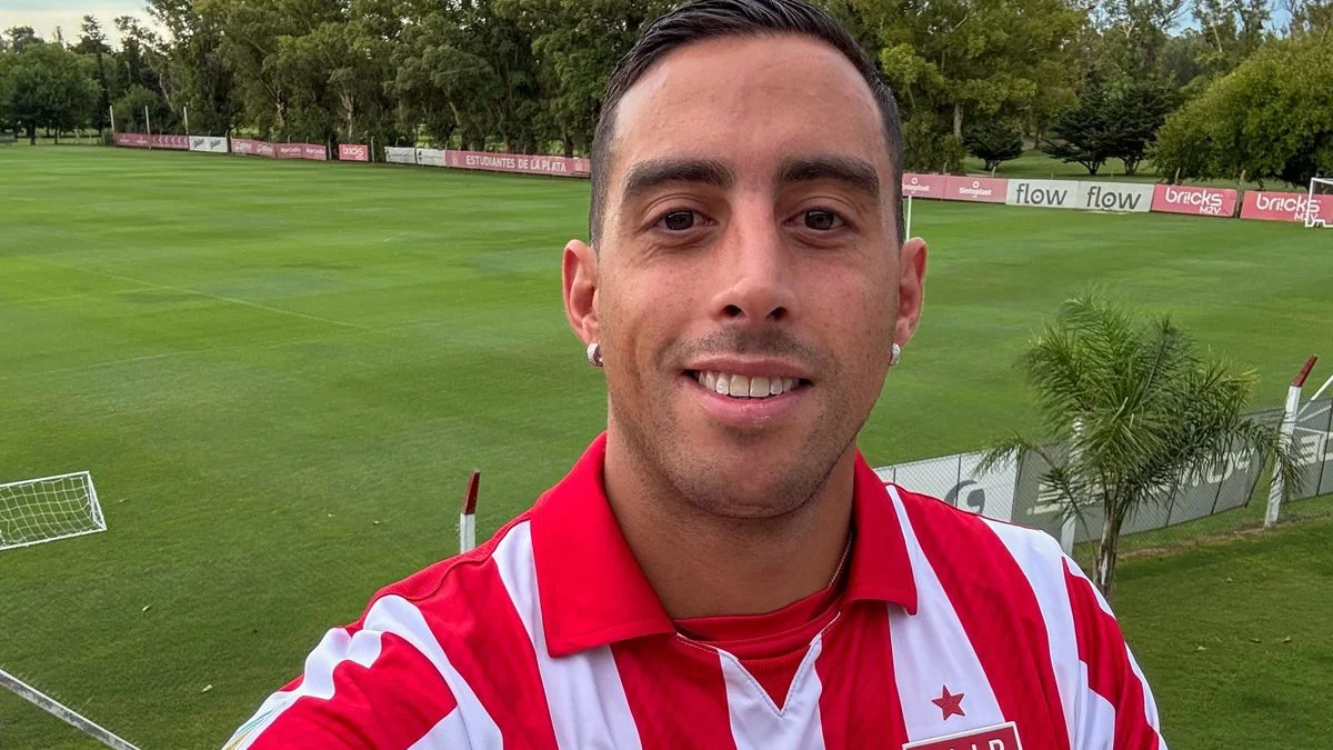 Ramiro Funes Mori ya es jugador de Estudiantes: presentación y foto con la camiseta