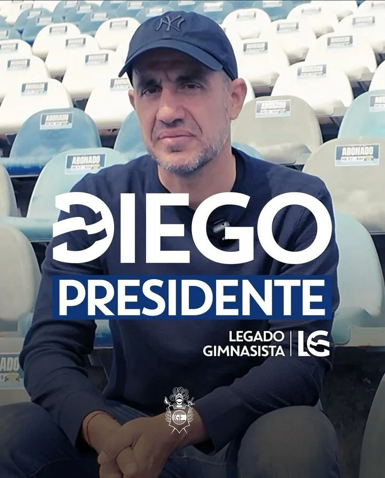 Diego Pati&ntilde;o Chaumeil se lanz&oacute; como candidato a presidente de Gimnasia