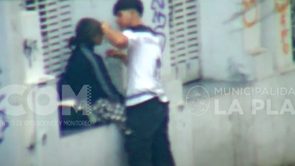 Agredió a su pareja en la vía pública en La Plata