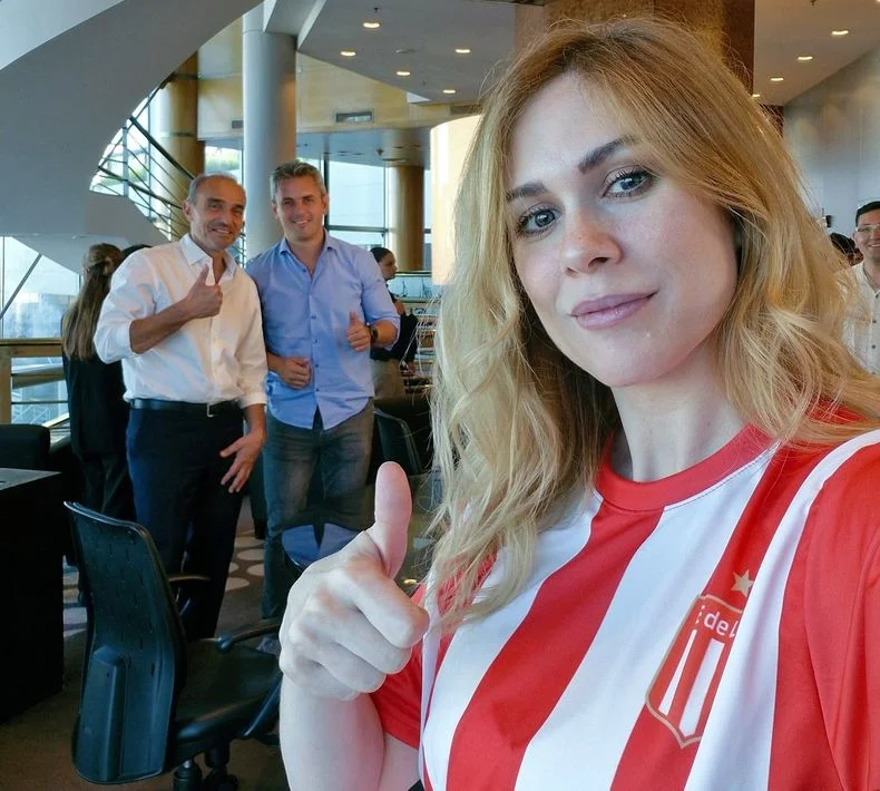 Lilia Lemoine y el apoyo a Estudiantes antes de la final