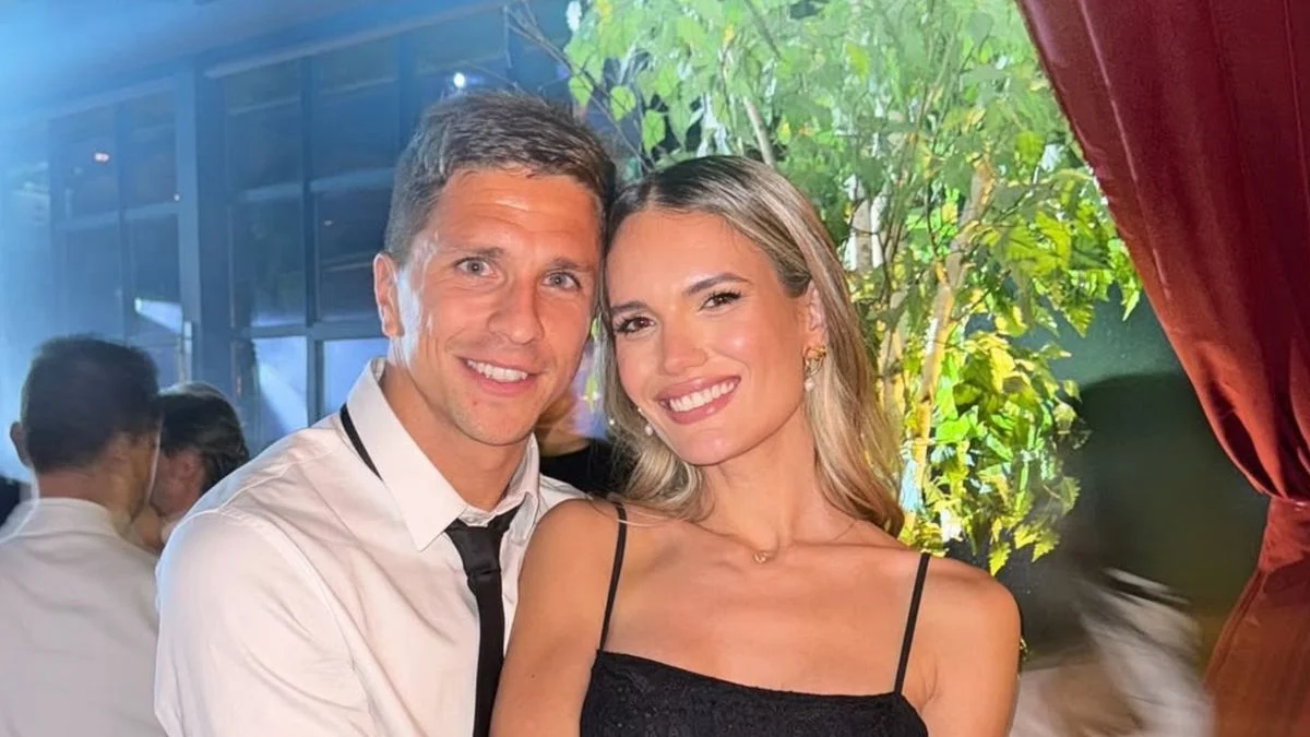 El ex Gimnasia, Gianluca Simeone, anunció que será padre con Eva Bargiela