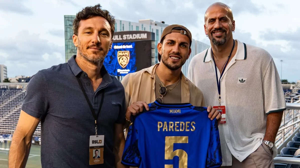 Verón recibió a varios campeones del mundo en Miami