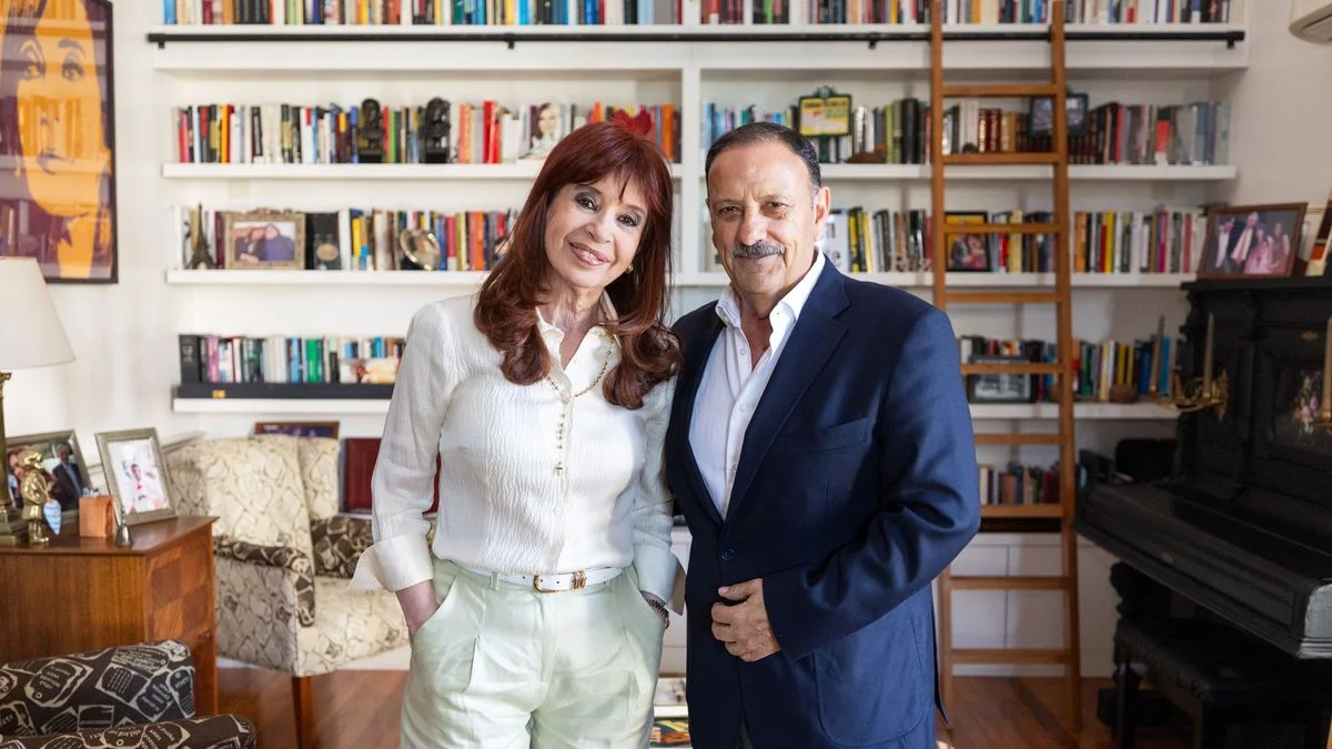 Cristina Kirchner recibió a Ricardo Quintela