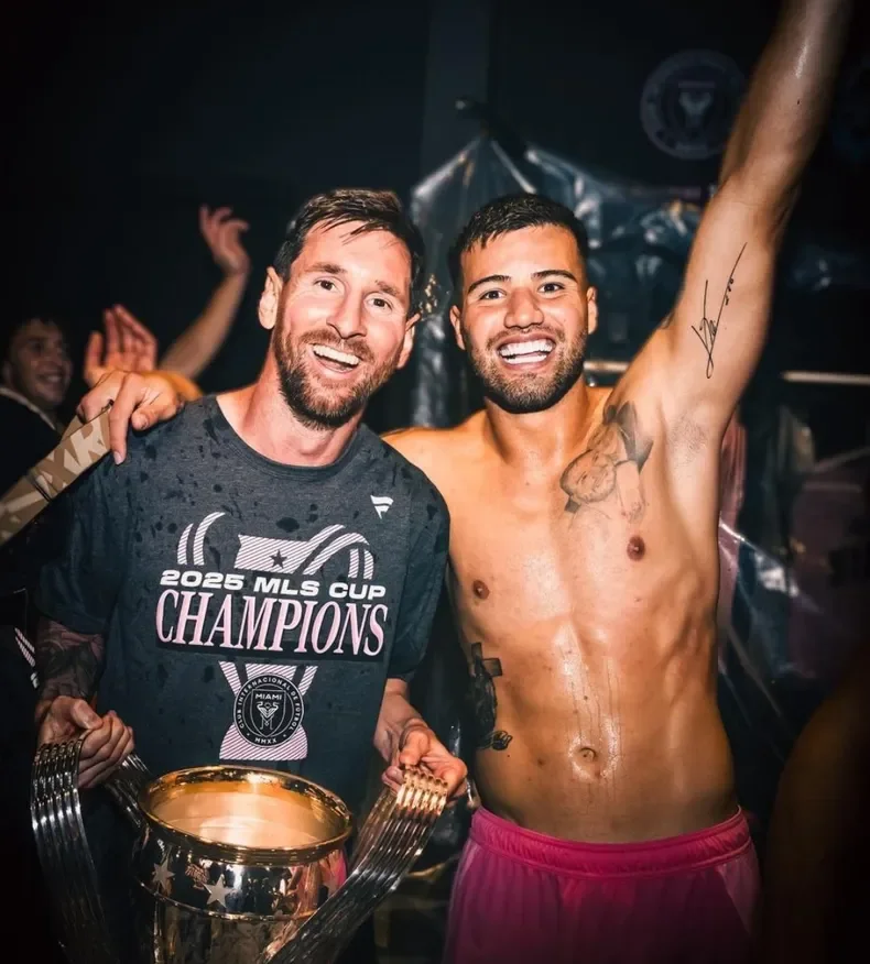 Marcelo Weigandt, junto a Lionel Messi, fueron campeones en el Inter Miami. ¿Suena en Gimnasia?