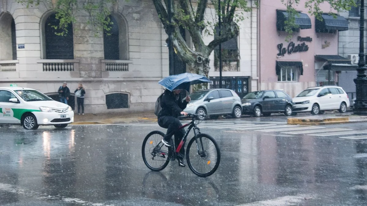 Sigue el alerta naranja por vientos y tormentas en La Plata