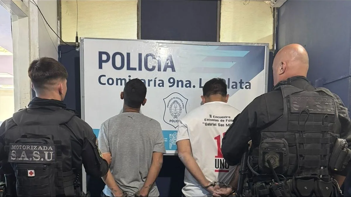 Robo y persecución en el centro platense: dos detenidos