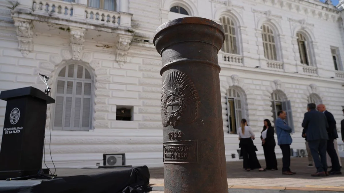 El mojón fundacional que volvió a La Plata 143 años después