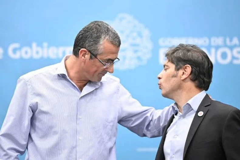 Maximiliano Suescun y Axel Kicillof