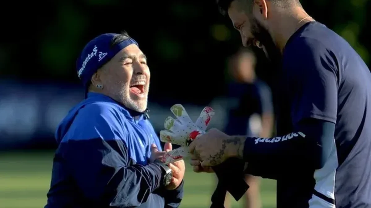 "A Gimnasia papi, a Gimnasia", Fatura Broun contó anécdotas de cuando Diego Maradona lo dirigió en el Lobo