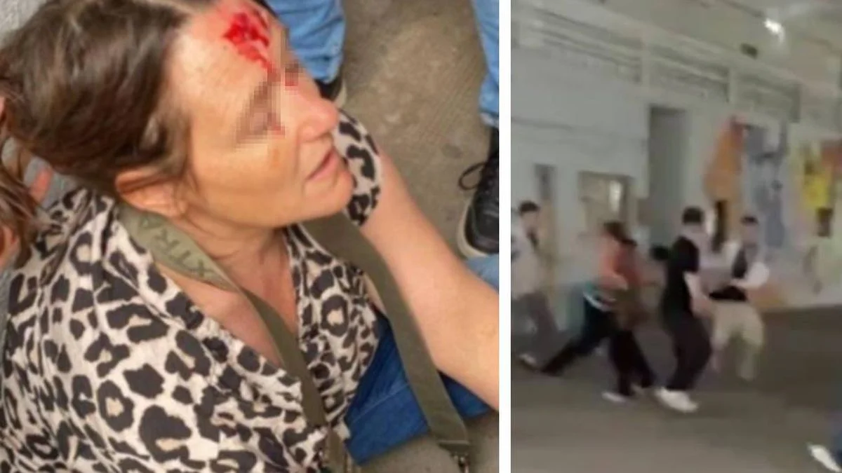 Brutal pelea en el Normal 2 dejó una preceptora herida