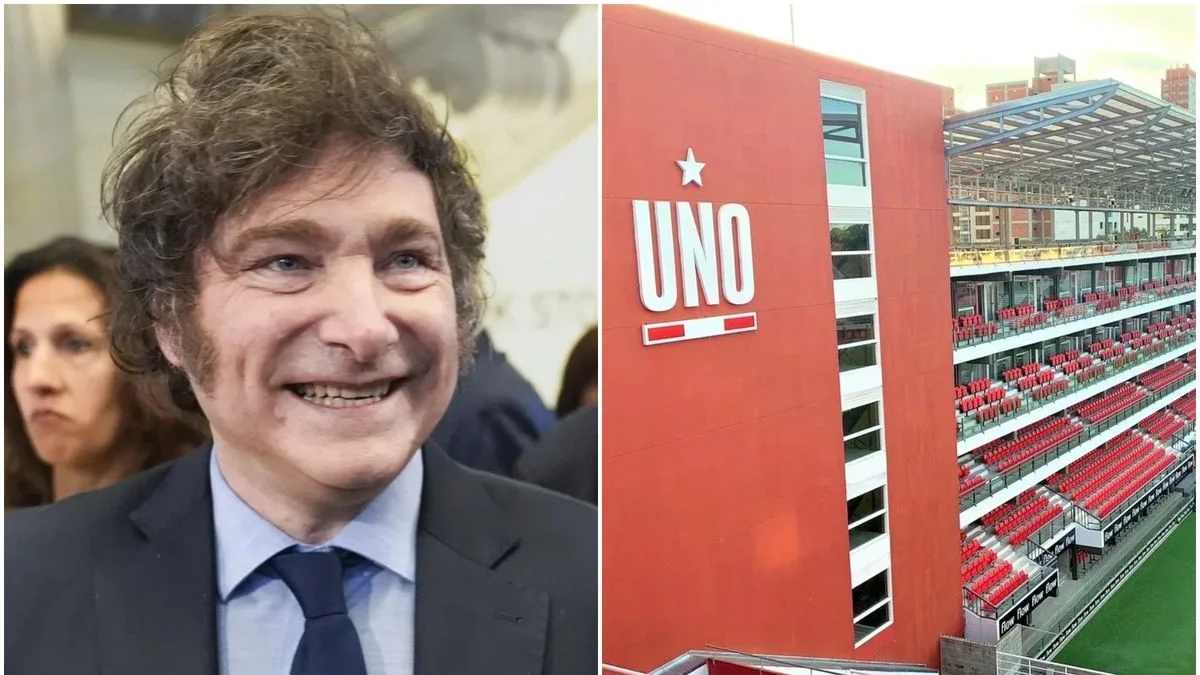 Javier Milei se entusiasma con visitar el estadio de Estudiantes: "Me encanta la idea"