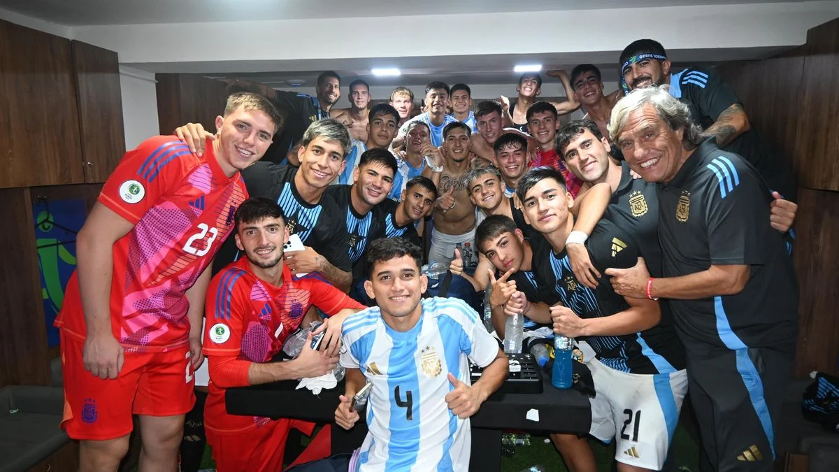 ¡Media docena! Argentina bailó a Brasil en el debut del Sudamericano Sub 20