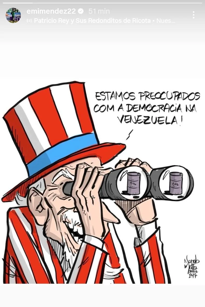El posteo de un ex Gimnasia, respecto a la situaci&oacute;n de Venezuela y Estados Unidos