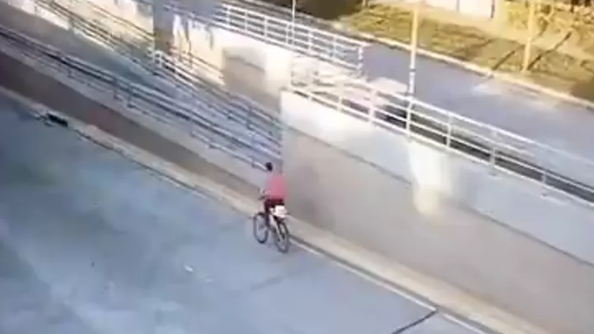 Perdió el control de su bicicleta y chocó en plena Avenida 32 de La Plata