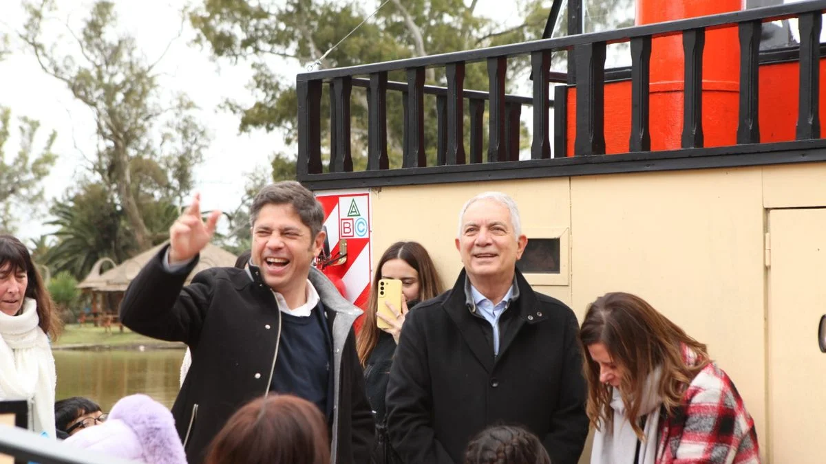 Alak y Kicillof presentaron obras en la República de los Niños