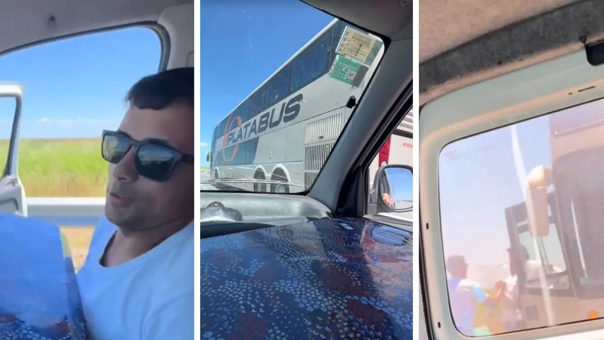 Persiguieron un micro que salió de La Plata a San Clemente para devolver una valija