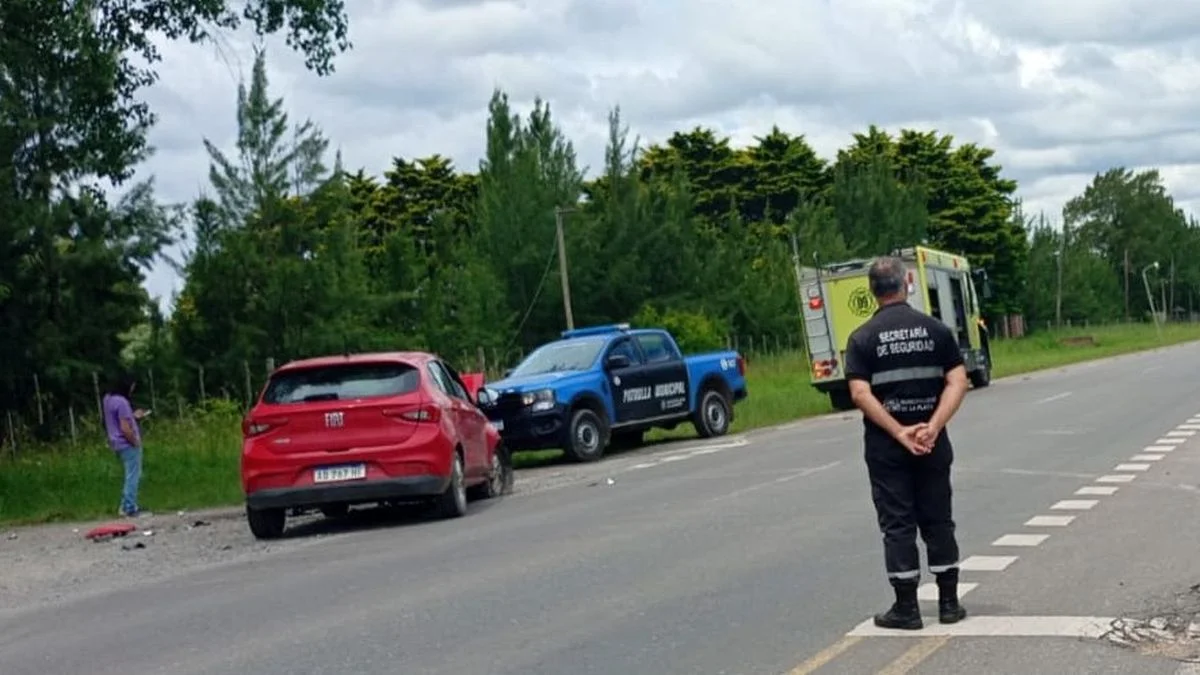 Accidente en Arana dejó a un niño y a su padre heridos