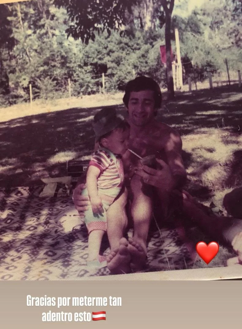 Primer mensaje de Juan Sebasti&aacute;n Ver&oacute;n para su pap&aacute;