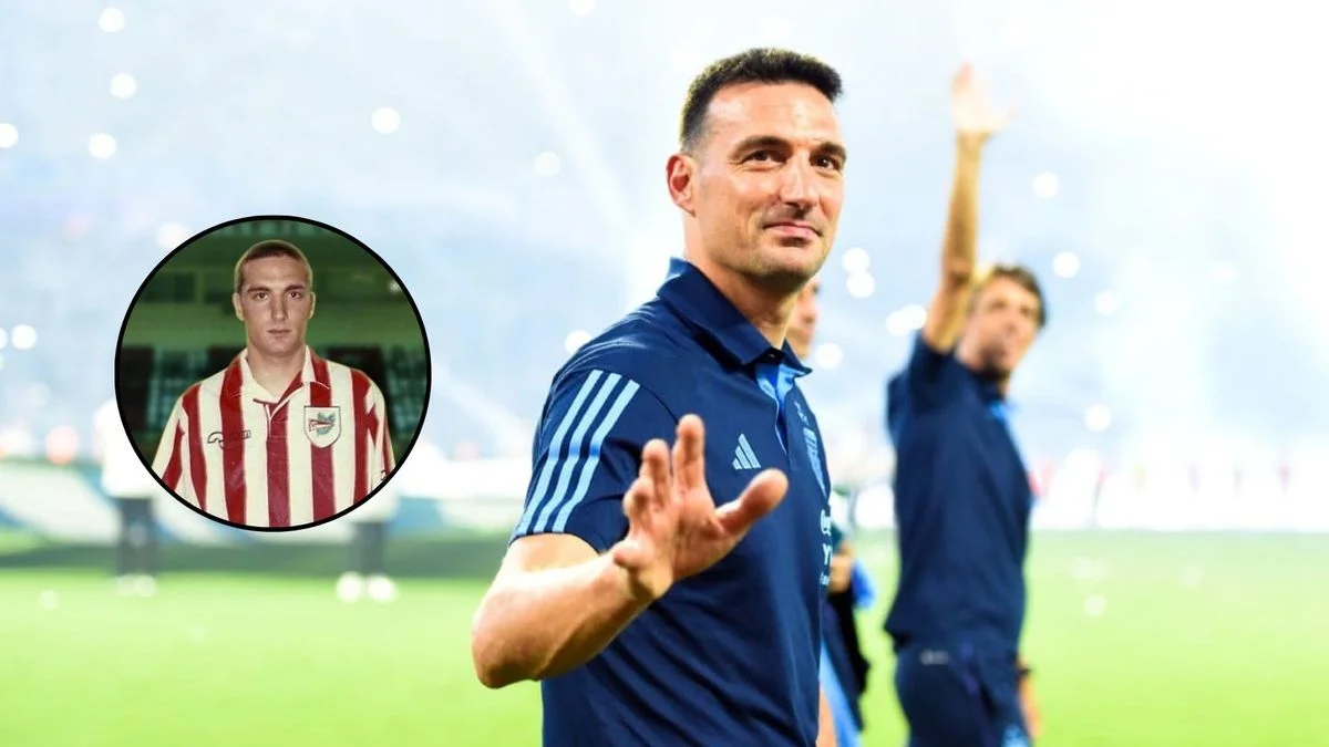 Lionel Scaloni presente en el aniversario de Estudiantes