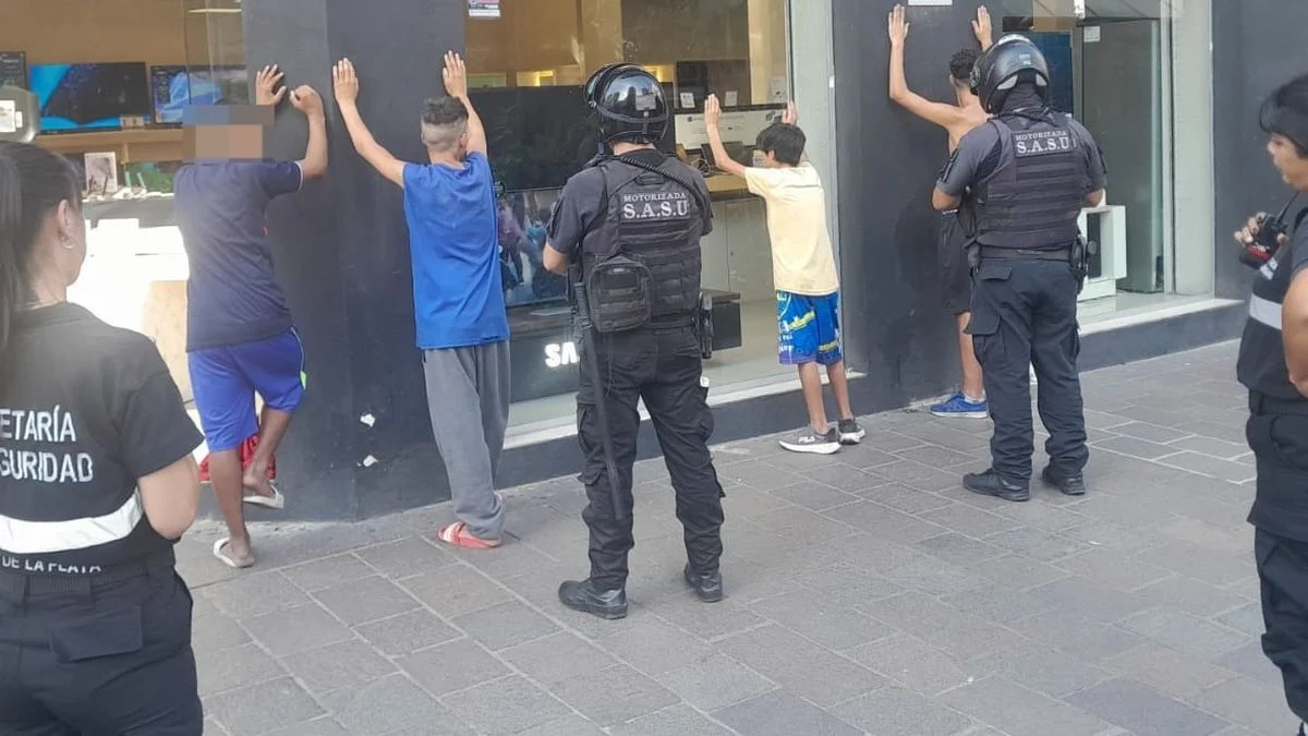 Son menores y los detuvieron dos veces en un mismo día en La Plata