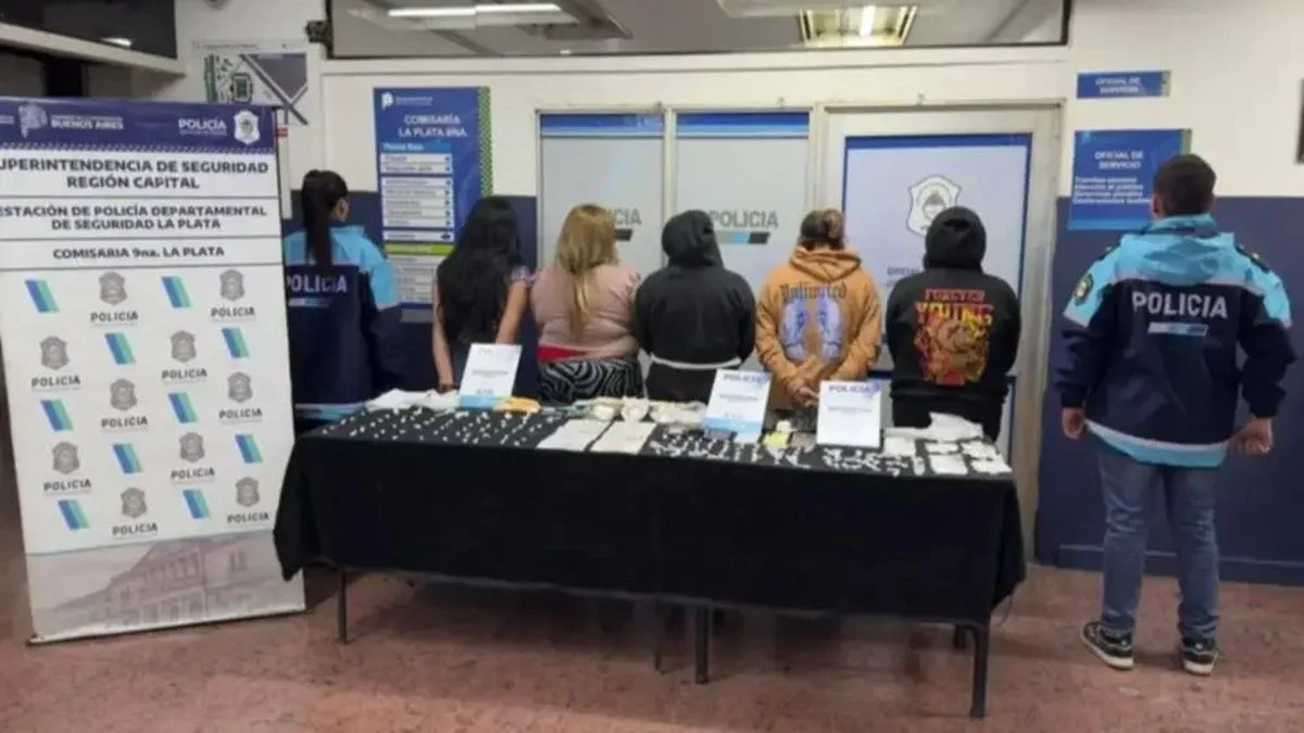 Cinco mujeres detenidas por vender drogas en La Plata