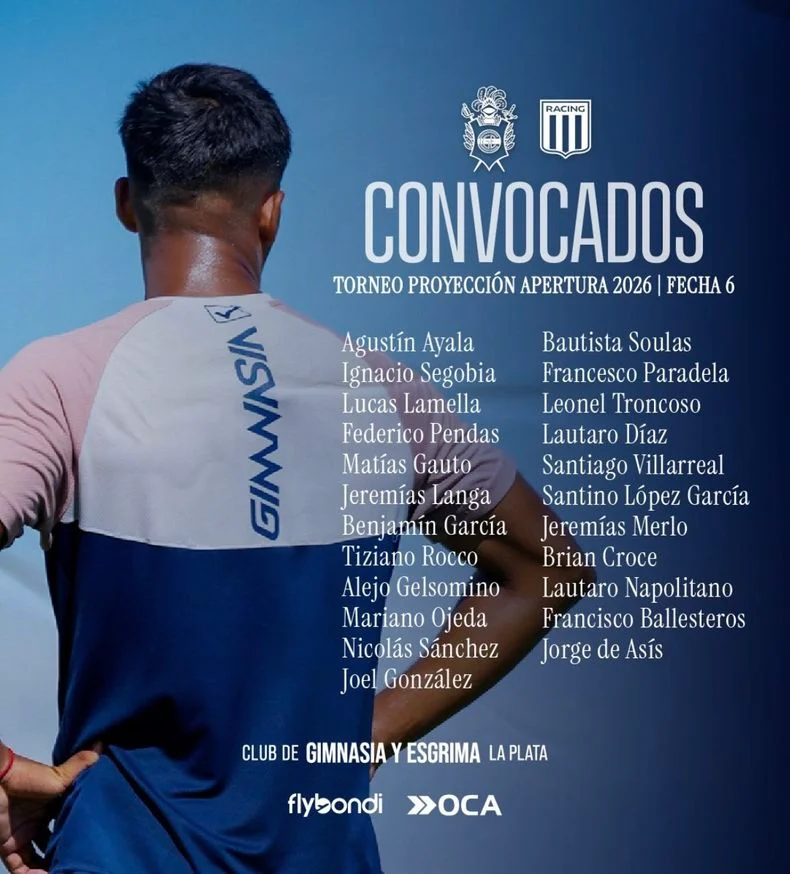 Varios juveniles de Gimnasia sumar&aacute;n minutos en el Torneo de Reserva