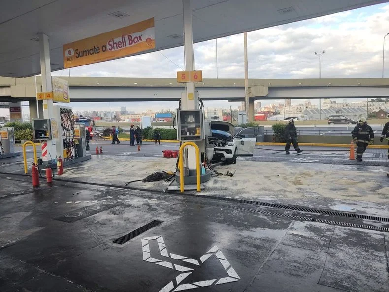 Im&aacute;genes del accidente que protagoniz&oacute; Tiago Palacios el pasado 2024