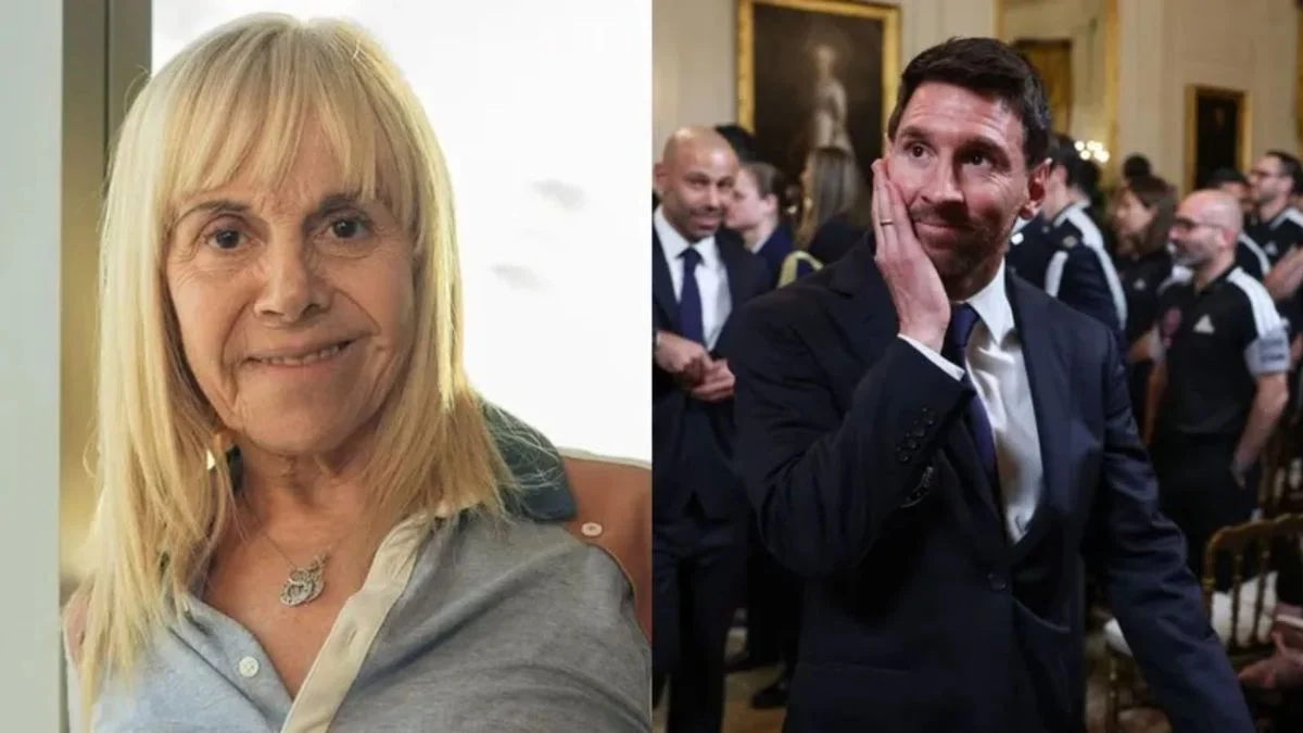 Claudia Villafañe respaldó a Lionel Messi por su foto con Donald Trump