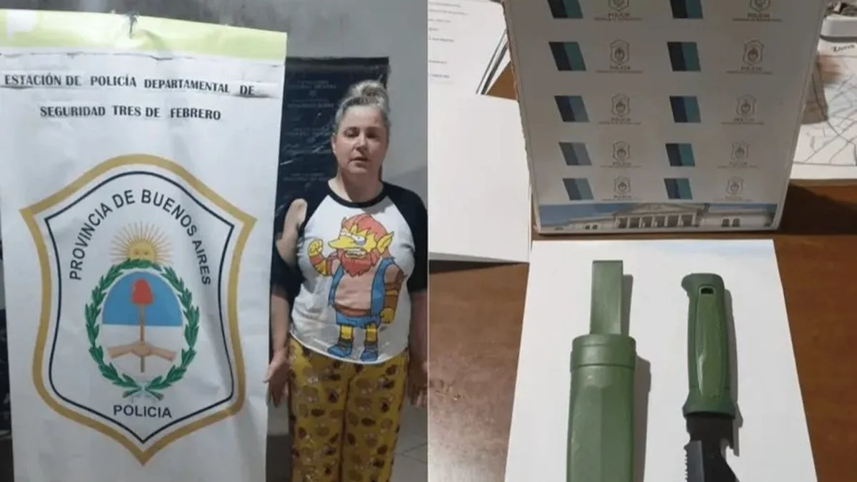 Una mujer intentó acuchillar a un fotógrafo en el acto de Milei