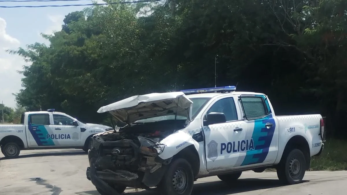 Un patrullero protagonizó un brutal choque en Los Hornos