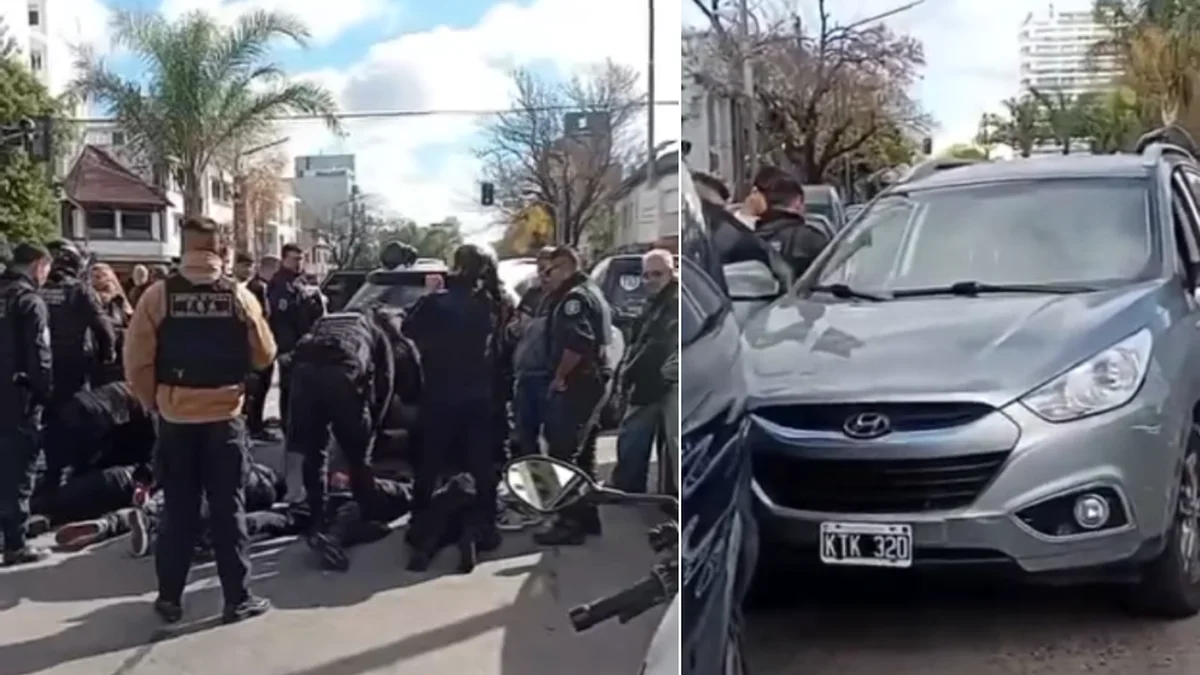 Impresionante persecución en La Plata para atrapar a una banda delictiva