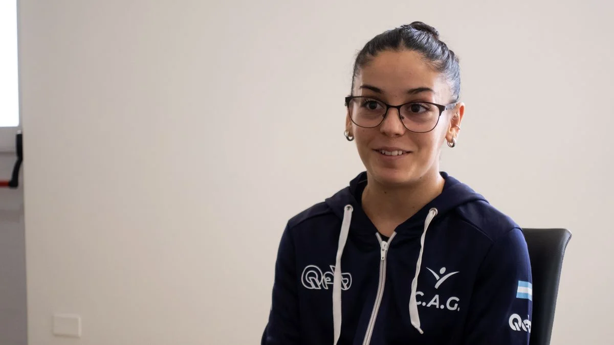 Lourdes Coralli, la gimnasta platense que lleva la bandera argentina al Sudamericano