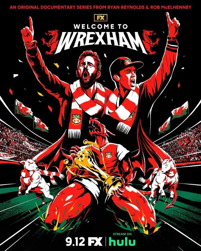 La camiseta de Gimnasia apareci&oacute; en la serie Welcome to Wrexham