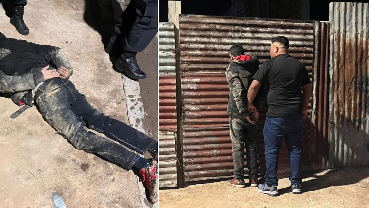 Persecución y fuga por los techos en Villa Elvira