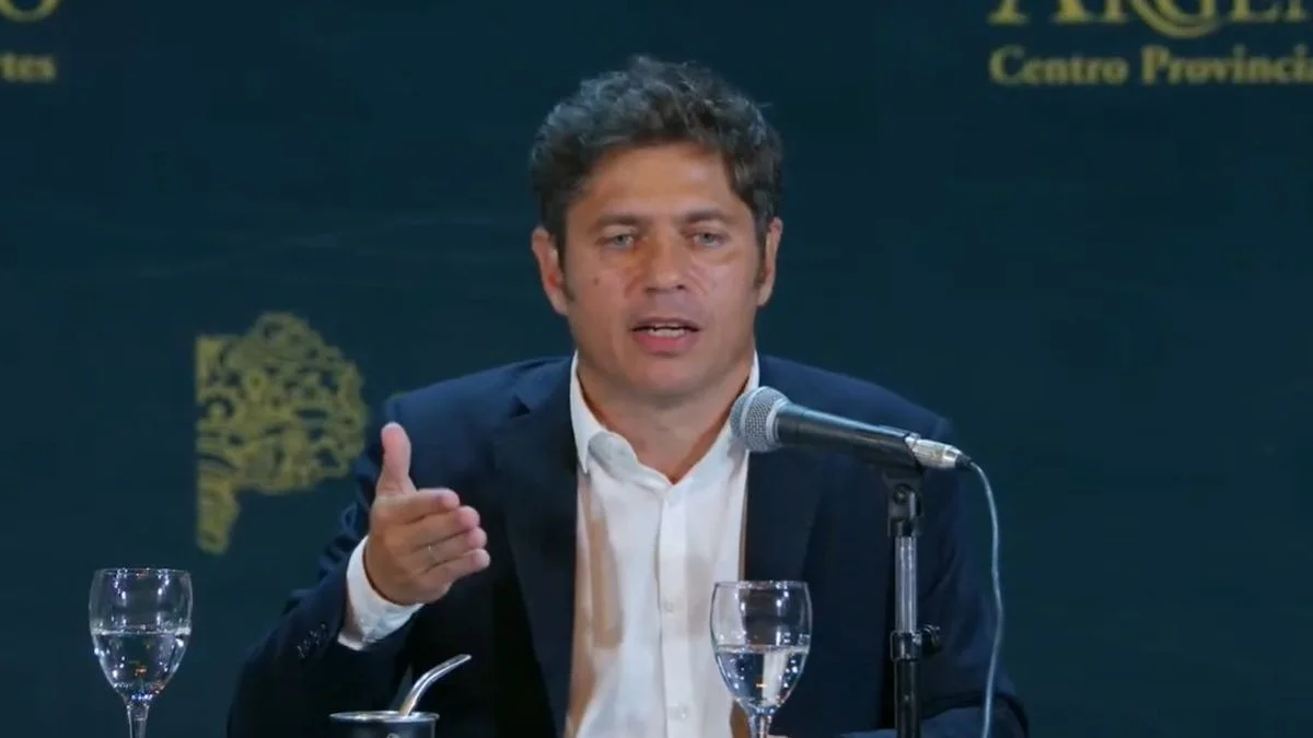 Kicillof no anunció el desdoblamiento pero sigue firme en su postura