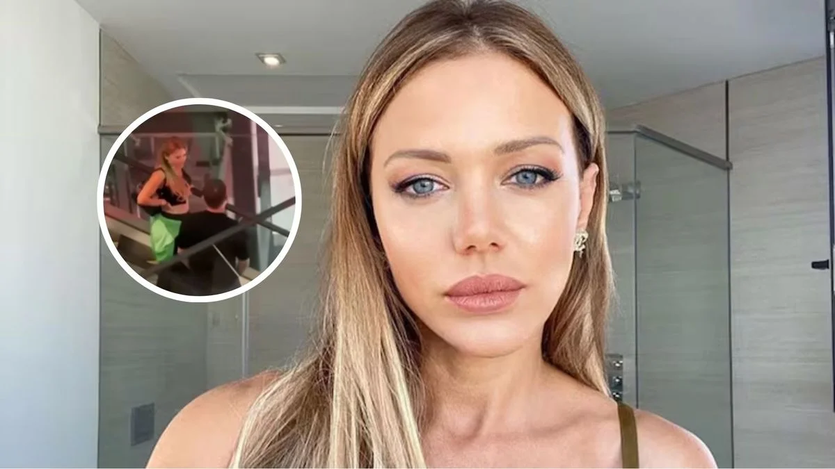 Filtraron un video de Evangelina Anderson con un futbolista en México