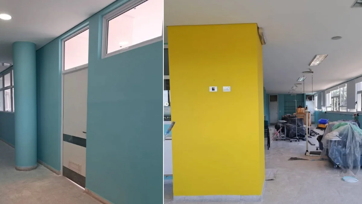 Una ONG pintó la sala de Oncología del Hospital de Niños de La Plata