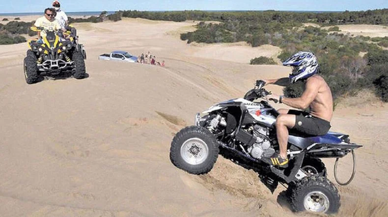 Nuevo accidente en cuatriciclo: Un joven de 27 años fu trasladado desde Villa Gesell a La Plata