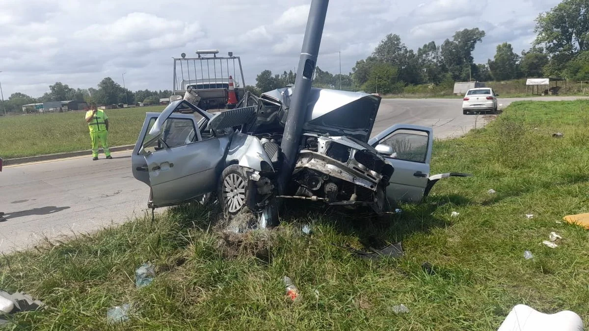 Una jubilada murió tras impactante choque en las afueras de La Plata