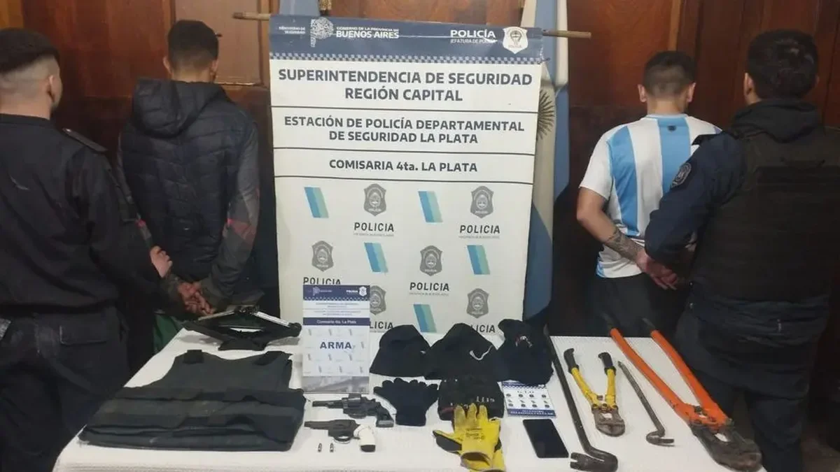 Desbarataron una banda acusada de realizar una entradera en La Plata