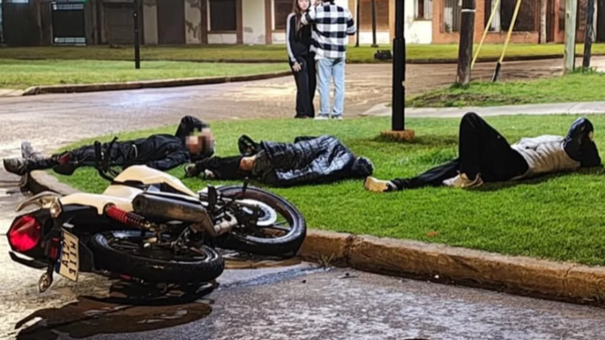 Tres menores chocaron mientras escapaban de un robo en La Plata