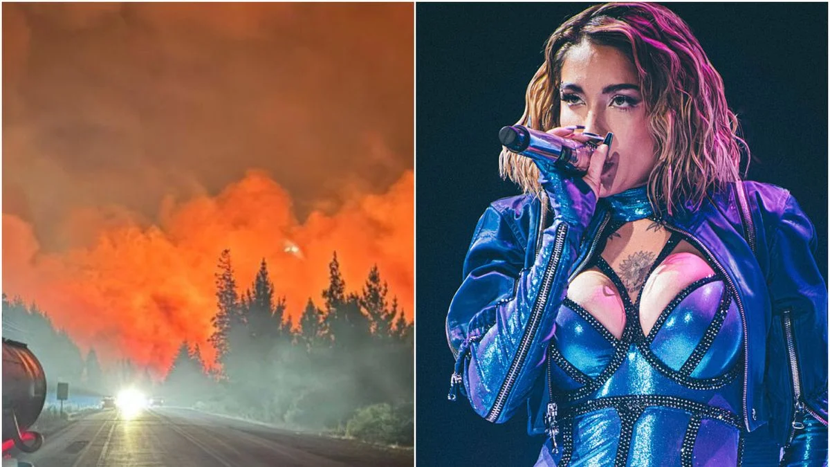 María Becerra alzó la voz por los incendios en El Bolsón y criticó al Gobierno