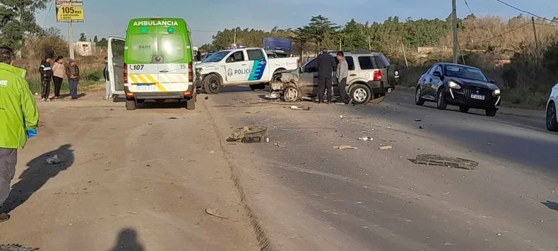 Hubo momentos de tensi&oacute;n tras un accidente en Ruta 36 de La Plata