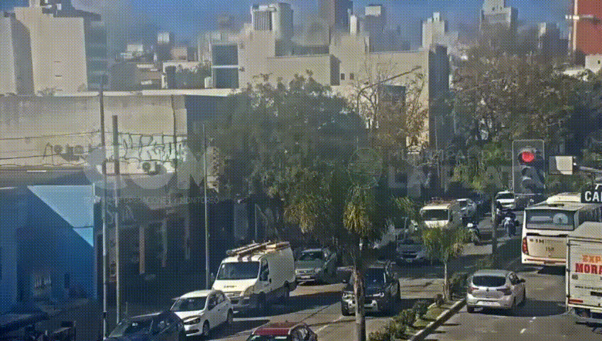 Así fue la persecución para atrapar a delincuentes en La Plata