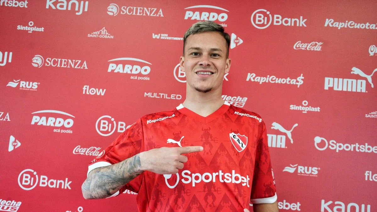 Ahora sí: Matías Abaldo fue presentado en Independiente