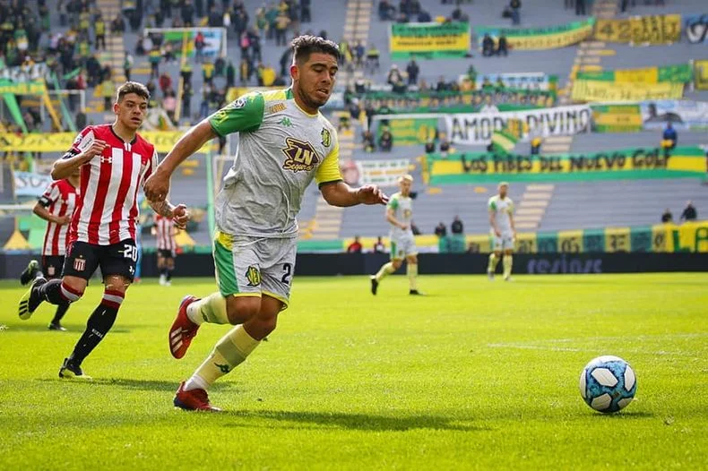 En 2019, Aldosivi visit&oacute; a Estudiantes y el p&uacute;blico del Tibur&oacute;n estuvo presente en el Estadio Ciudad de La Plata