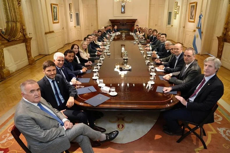 Milei se reunió con (casi) todos los gobernadores en Casa Rosada
