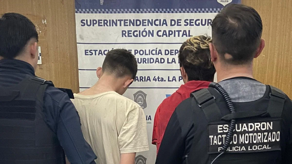 Detuvieron a una banda delincuentes con 3 menores en La Loma
